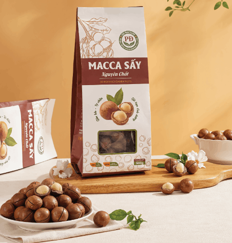 Macca Sấy Nguyên Chất