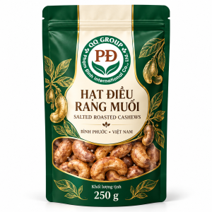 Hạt điều rang muối 250g - Salt-Roasted Cashews – 250g